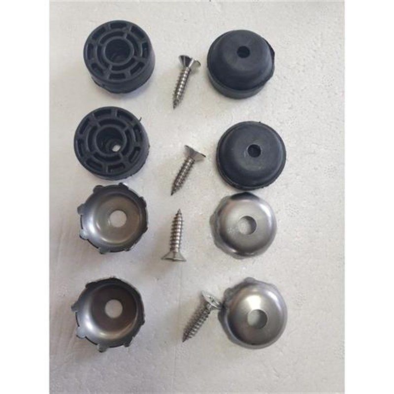 通用钓箱地爪加厚橡胶爪套3cm升降脚配件通用大脚垫保护垫螺丝6mm