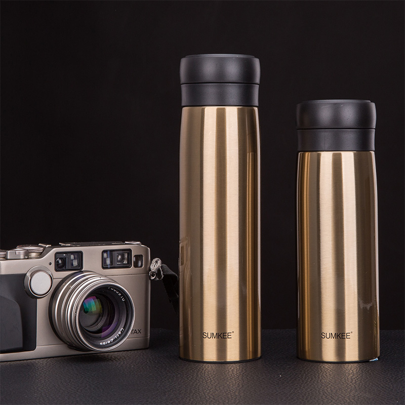 尚琪高档保温杯304不锈钢真空男女士大容量过滤便携车载商务定制