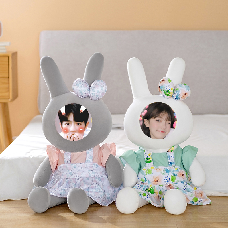 人形玩偶定制真人像女朋友头像照片情侣人偶抱枕diy人脸娃娃公仔