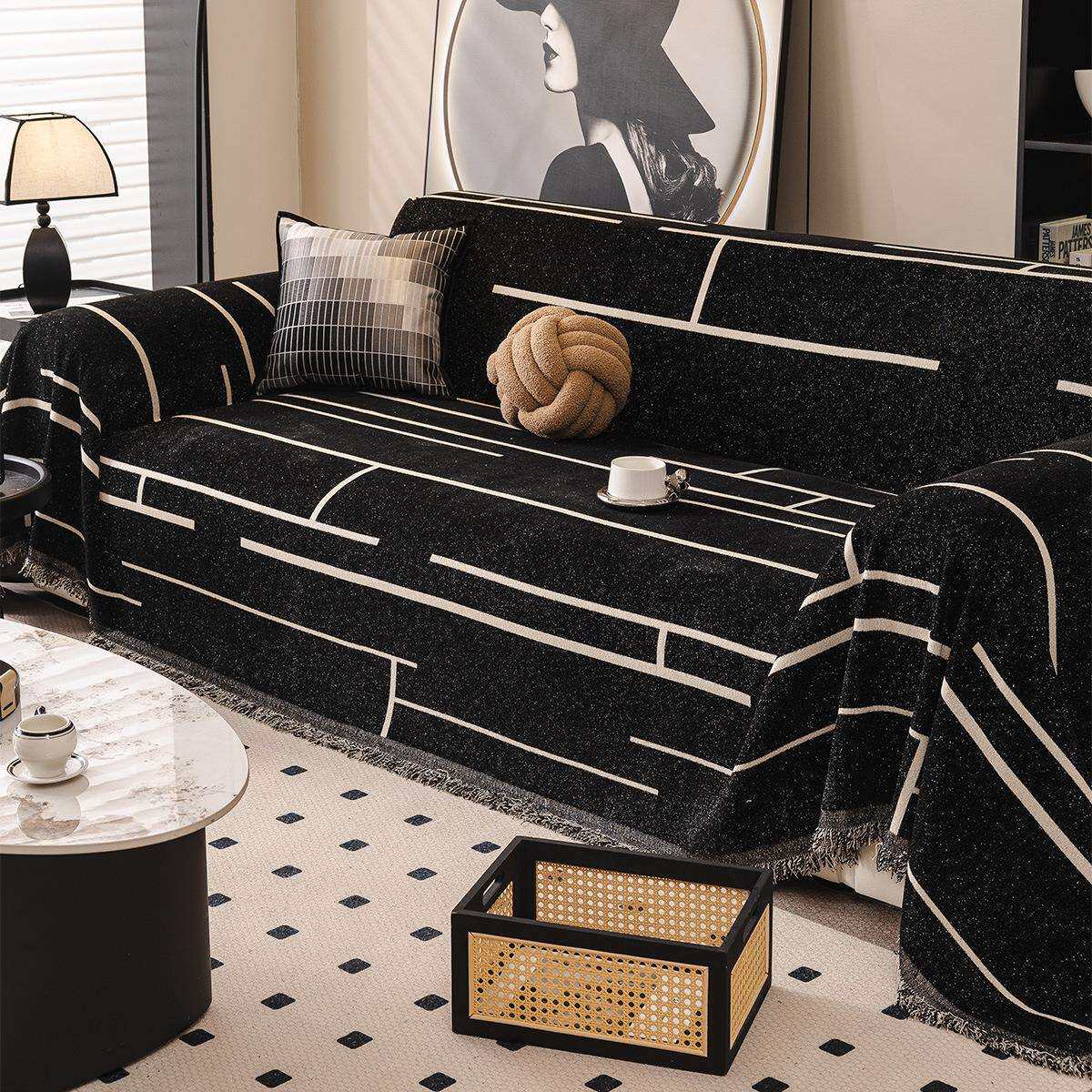 欧式沙发套罩新款2026轻奢风沙发巾盖布垫四季通用高级感全盖