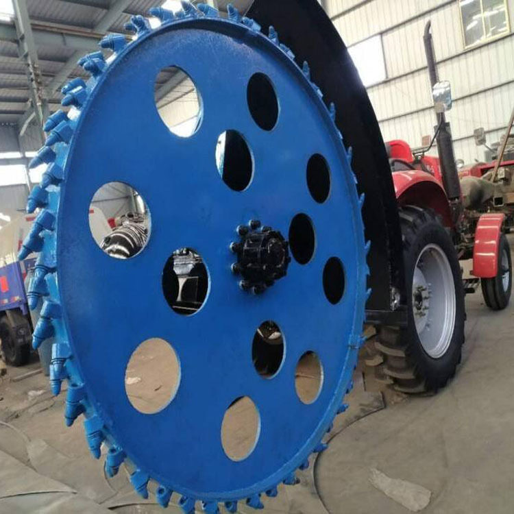 挖机圆盘锯齿挖槽机 果树开沟灌溉施肥挖沟器
