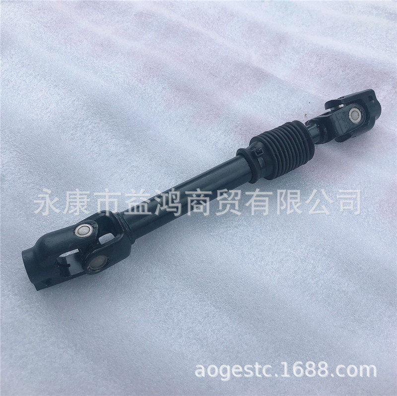 电动摩托卡丁车配件改装四轮方向机万向节33CM转向长伸缩42CM