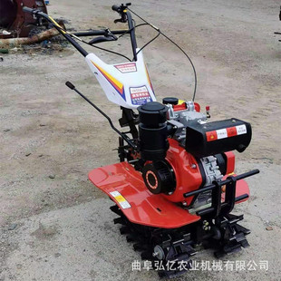 双链轨履带微耕机188大马力田园翻地松土机梯田丘陵地开荒犁地机