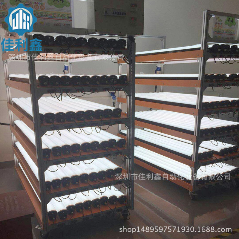 厂家直供深圳LED条形灯老化架电木层板洗墙灯老化车三防灯老化架