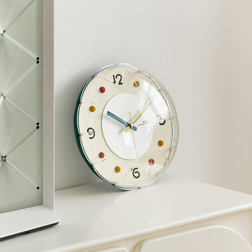 wozoom屋准现代简约挂钟客厅2024新款餐厅大气创意时钟表挂墙