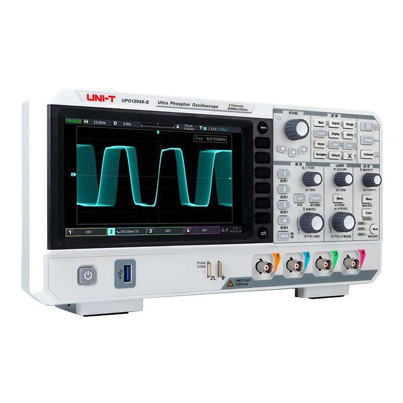 UNI-T/优利德UPO1204X/UPO1104X数字荧光示波器四通道2G采样率