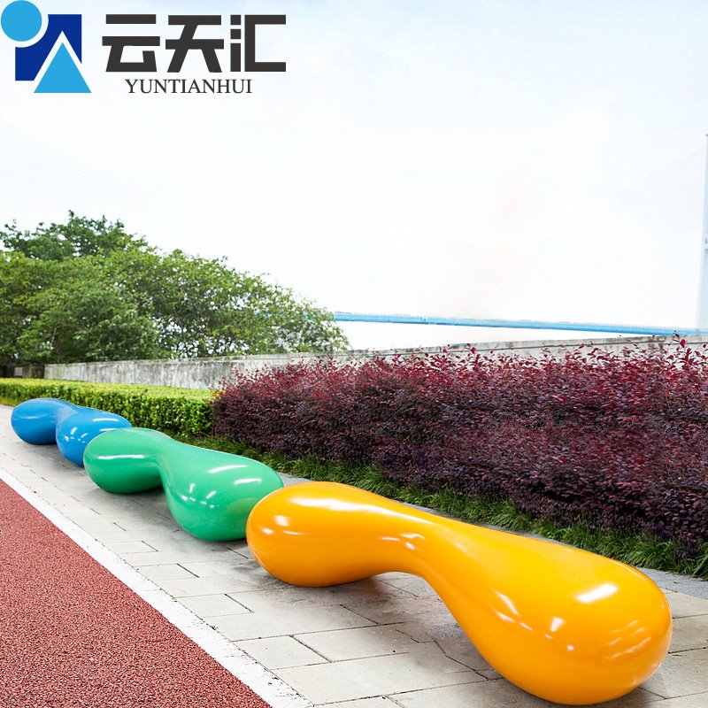 玻璃钢休闲椅 商场创意电话座椅 现代公园广场酒店公共等候休息椅
