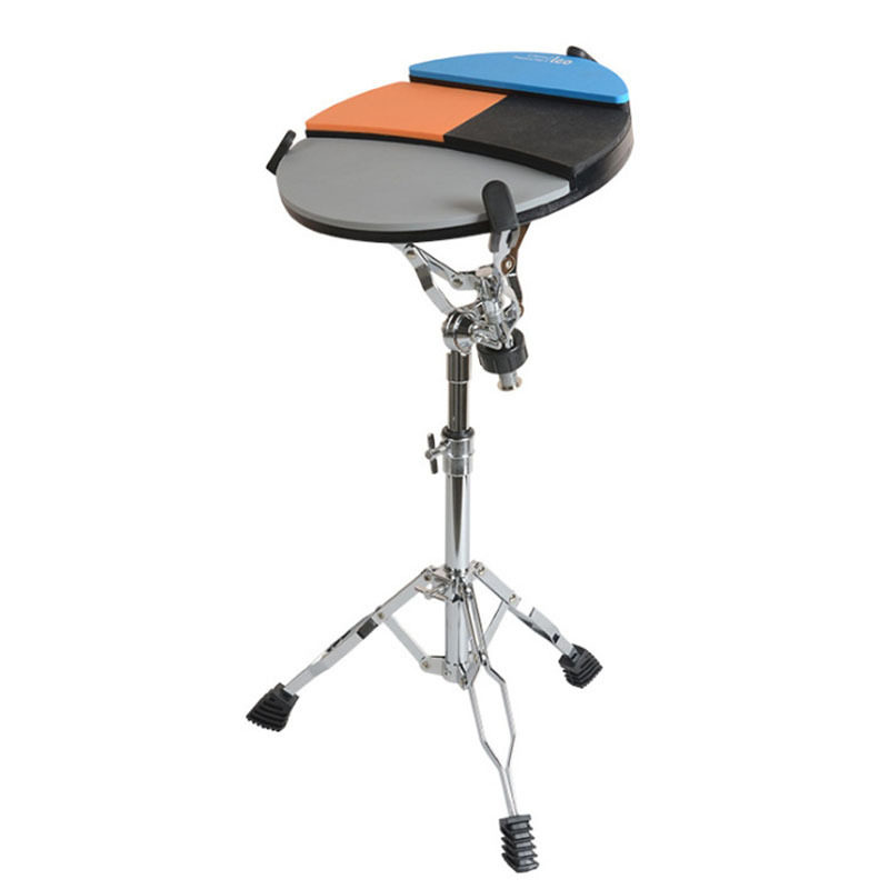 LEO架子鼓练习哑鼓 12寸三层四面打击板仿真军鼓练习器打击乐配件