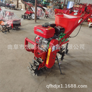 家用柴油小型耕地犁田机 手扶链轨式履带微耕机 大棚施肥开沟机