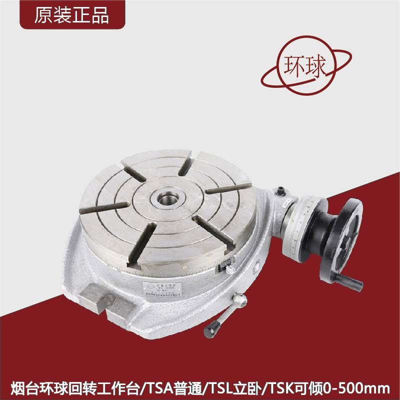 烟台环球回转工作台TSA普通TSL立卧TSK可倾回转工作台0-1米分度盘