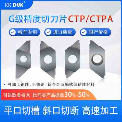 CTPA10FRN/CTP05 07 20 25FLN走心机切槽切断割刀片螺纹后扫刀片