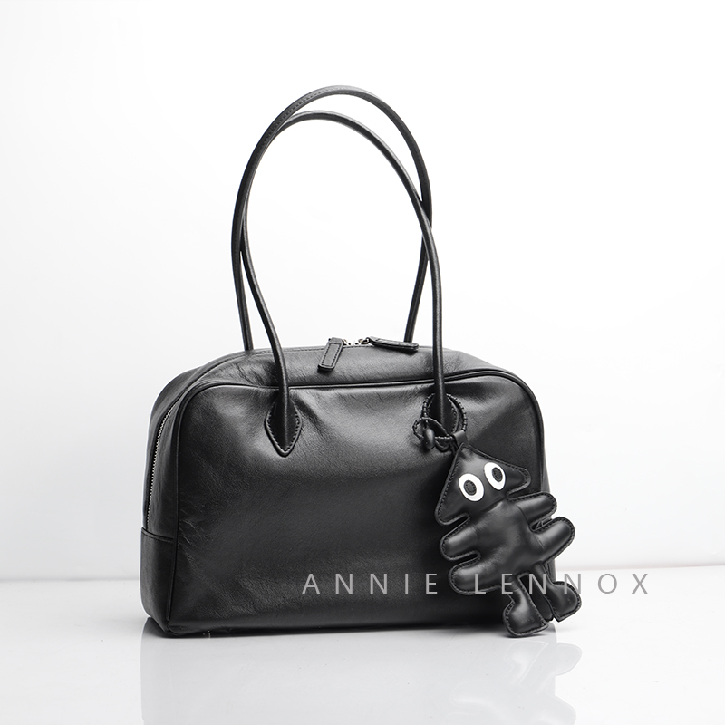 柔软真皮保龄球包设计师款大容量