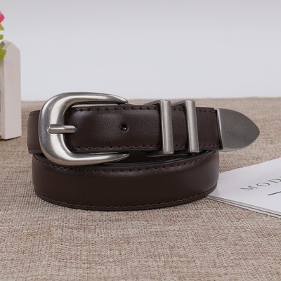 男女通用ins风高级感头层牛皮