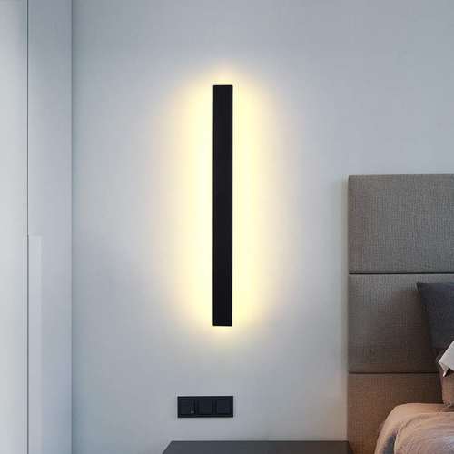2025新款led长条简约壁灯客厅电视背景墙角北欧酒店书房卧室壁灯
