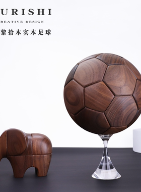 SURISHI苏黎拾木实木摆件创意