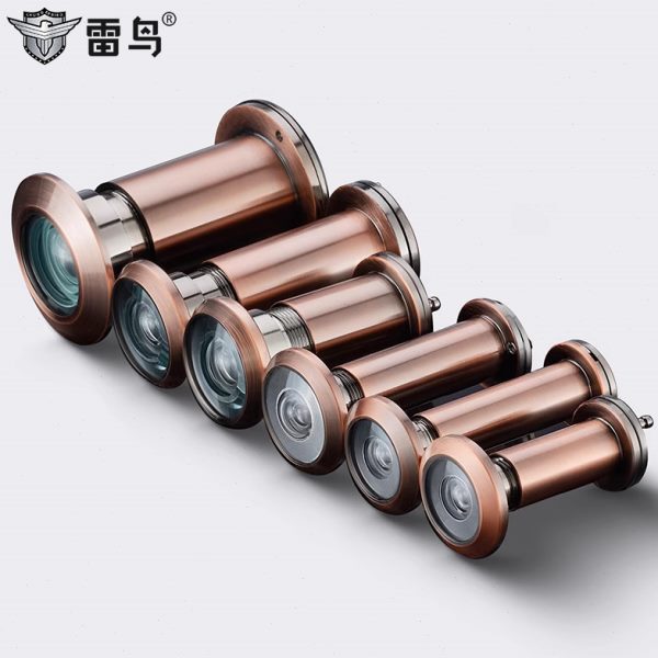 堵孔不猫眼门镜摄像头监控家用门通用器猫眼带鸟上雷猫眼门铃防盗