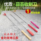 收割大蒜薹刀扎蒜薹刀抽蒜苔划剥蒜苔神器铜头不锈钢蒜薹刀 包邮