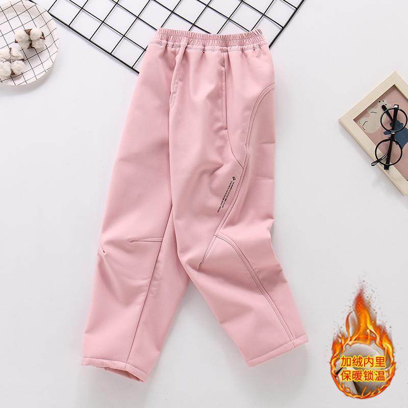 女童加绒裤子秋冬2025新款儿童时尚冲锋裤冬装女孩韩版休闲裤,童装/婴儿装/亲子装,儿童冲锋裤,淘宝优惠券,粉丝福利购,淘宝优惠卷