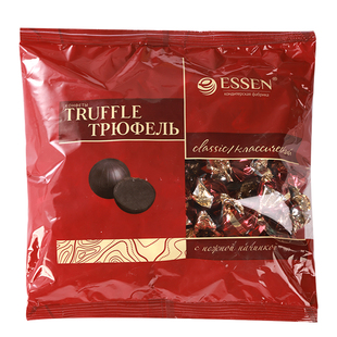 俄罗斯原装 进口松露可可巧克力味糖巧克力零食香草味巧克力喜糖