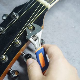 4寸手柄 维护迷你小扳手吉他 维修乐器橡胶保养活动扳手螺丝工具