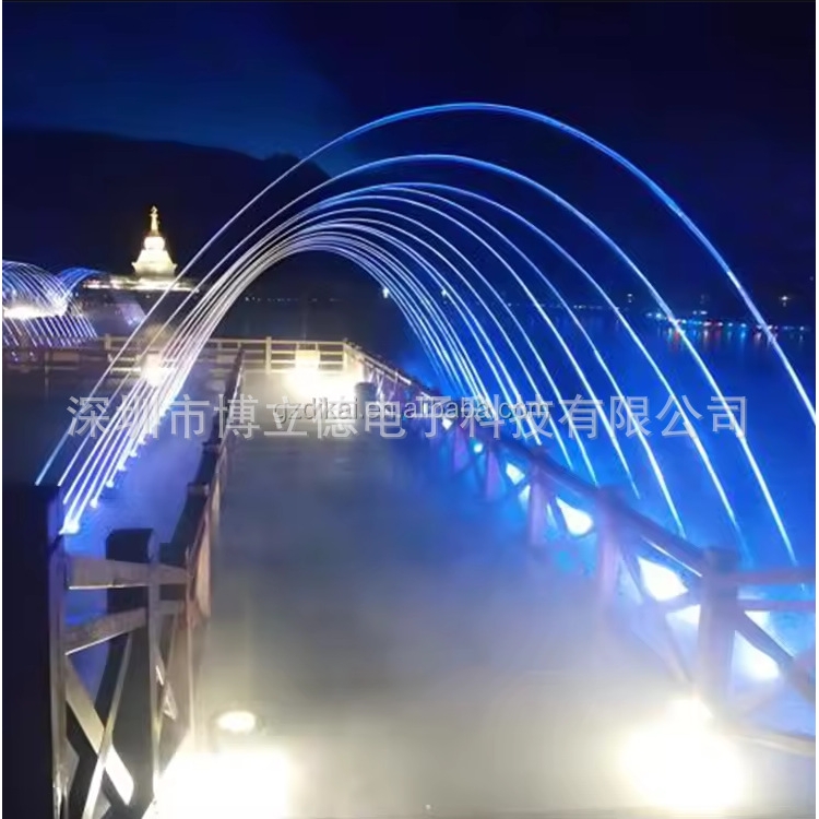 喷泉水景工程不锈钢波光喷泉喷头源头厂家直供安装设计施工一体化