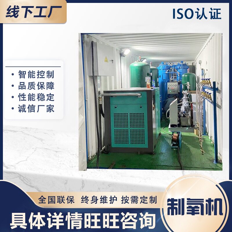 厂家供应工业制氧机灌装移动集装箱式制氧机印度缅甸秘鲁制氧设备
