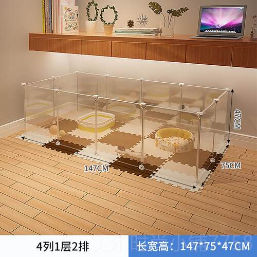 新款专猫咪子家用室内狗猫舍简易特大号笼双层猫笼用子猫柜全景猫