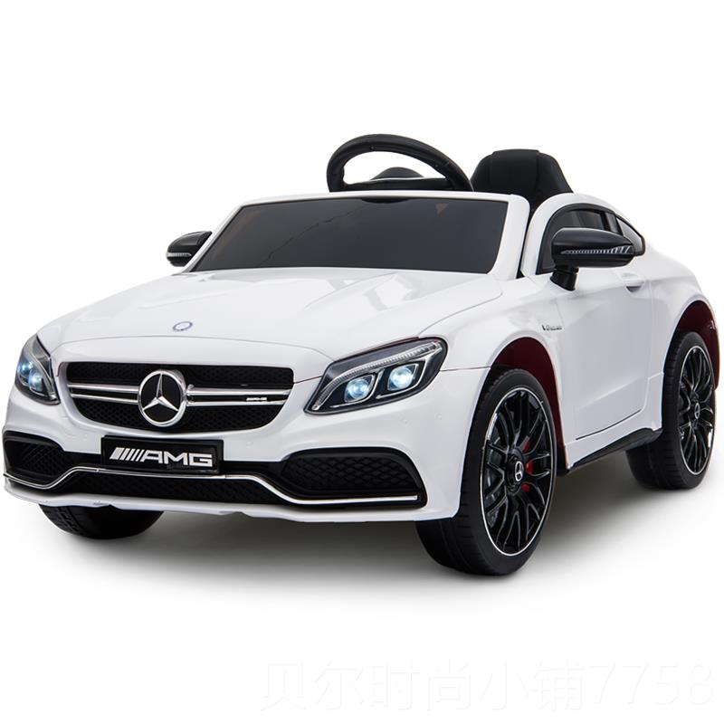 新款驰儿童电动汽车四轮驱奔婴幼充电遥控男玩女小孩3儿岁具车可