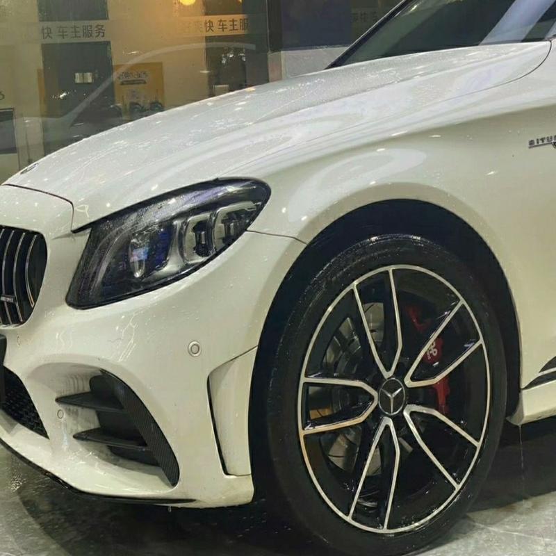 议价19寸奔驰C43轮毂轮胎 原厂原漆正品拆车件