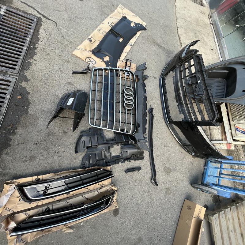 议价奥迪A8LD4PA 前杠 中网 雾灯框 水箱框架 电子扇