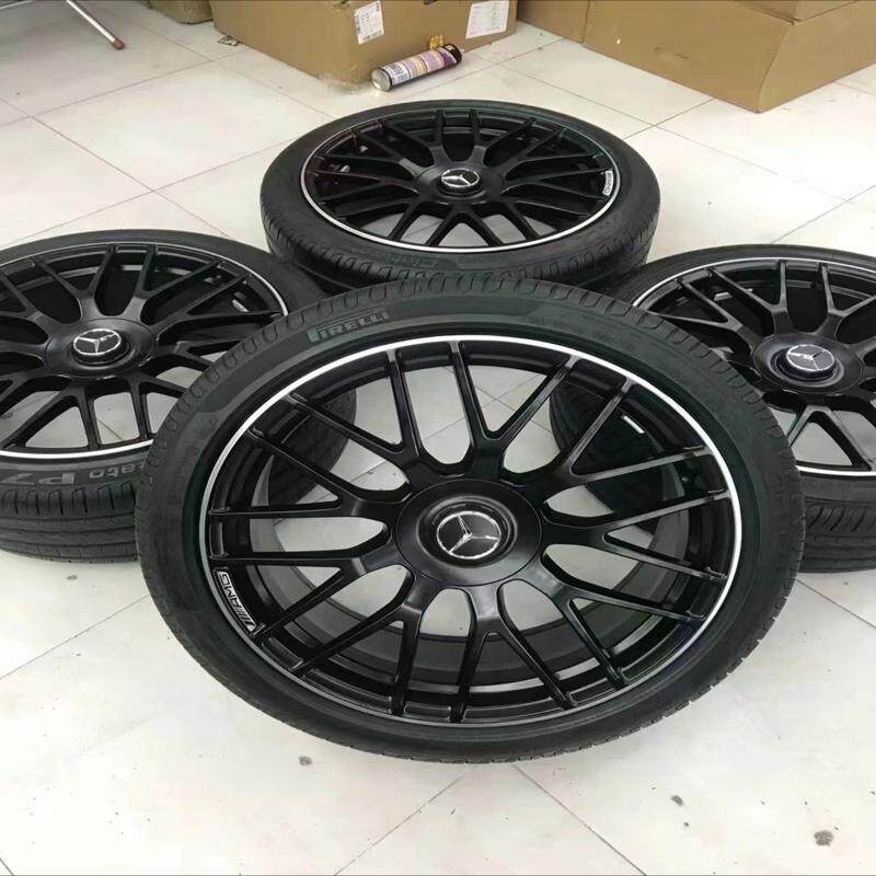议价19寸奔驰AMG C63s原车原厂轮毂带胎一套
