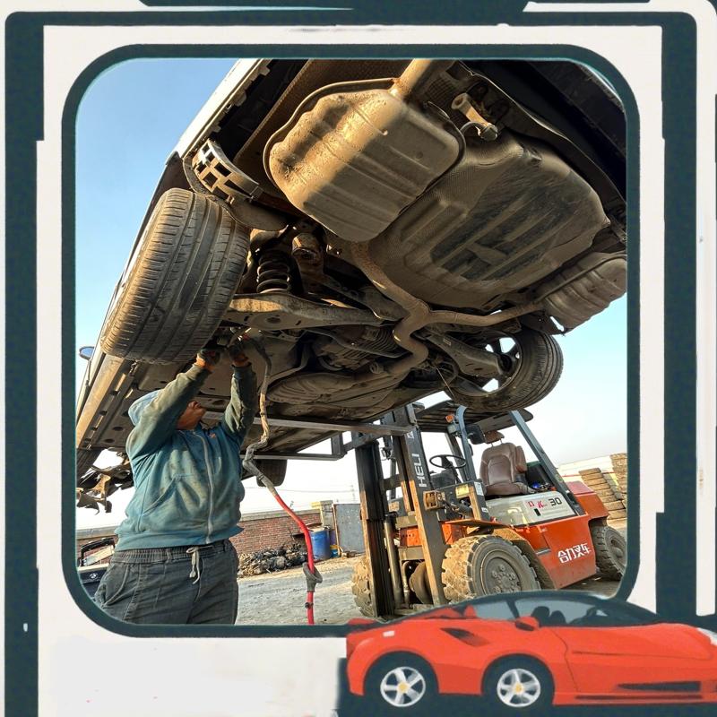 议价R36迈腾3.2四驱备胎槽 油箱 传动轴 后差速器