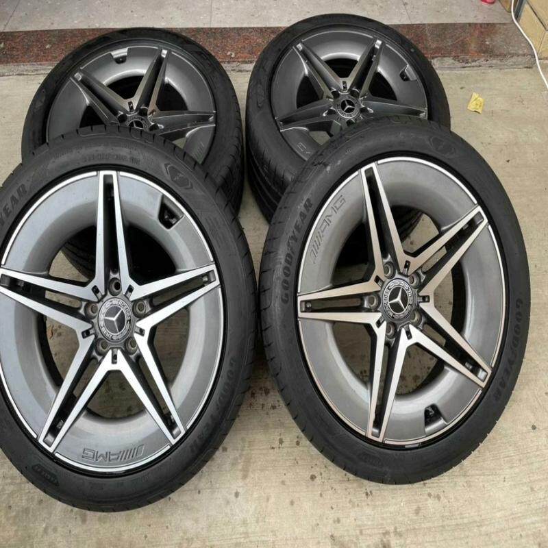 议价新款奔驰C300轮毂 18寸原厂原装 拆车一套 21年款