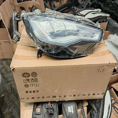 议价奥迪A6LC7PA前大灯前探照灯照明灯纯拆车大灯原装拆车