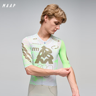 MAAP 男士 Chroma系列  Pro Air 3.0 旋风绿 短袖骑行服