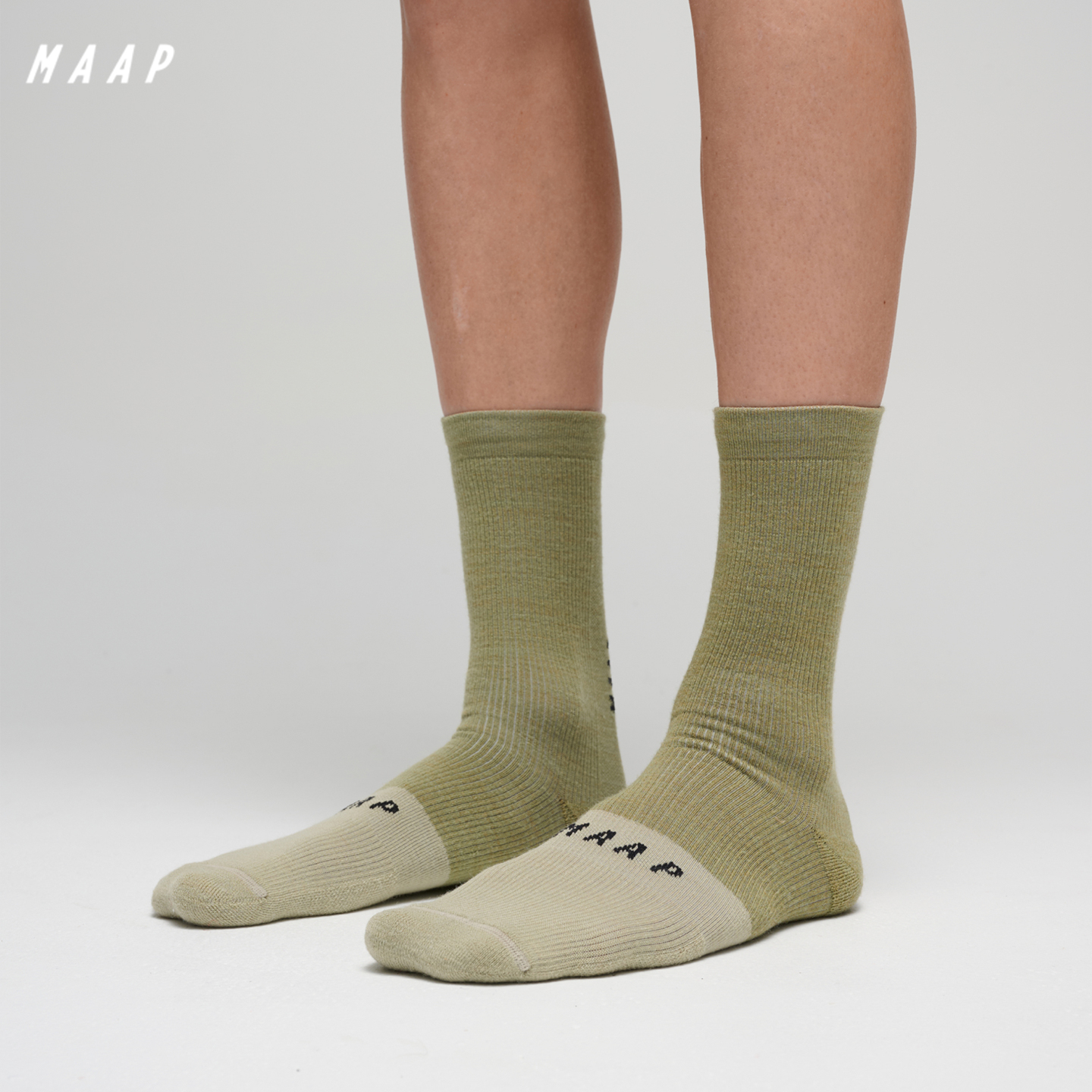 【新品】MAAP Division Merino Sock 矿石棕 骑行袜