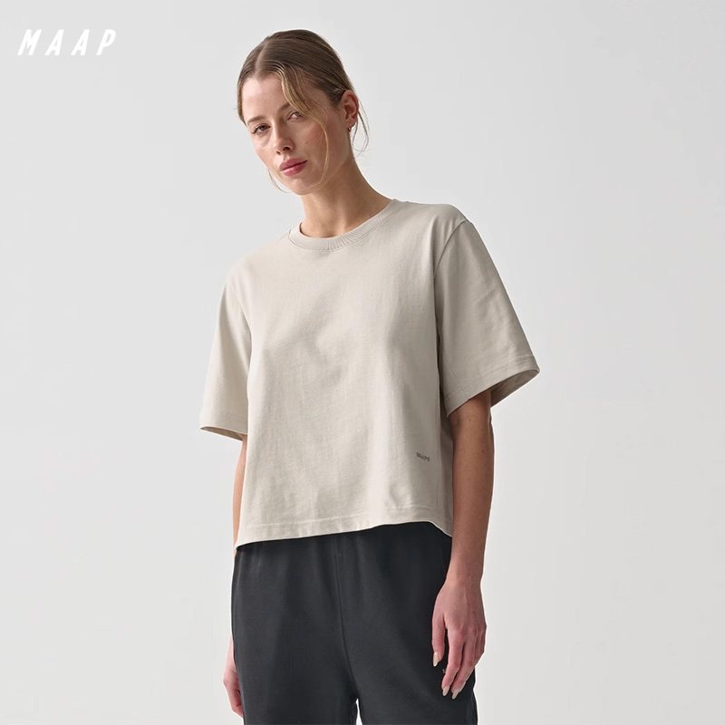 MAAP女休闲T恤短袖夏季短款
