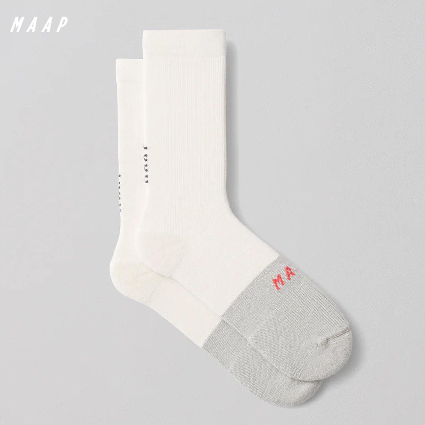 【新品】MAAP Division Merino Sock White 骑行袜