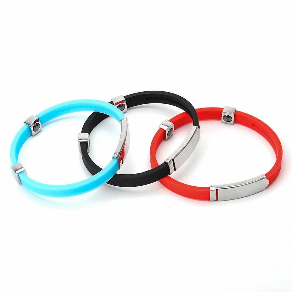 跨境时尚扁款手环硅胶时尚个性diy手镯男女硅胶运动腕带DIY手镯,饰品/流行首饰/时尚饰品新,手链,淘宝优惠券,粉丝福利购,淘宝优惠卷