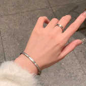 罗马数字手镯女感钛钢手镯子手环手链轻奢小众手串精致手饰品