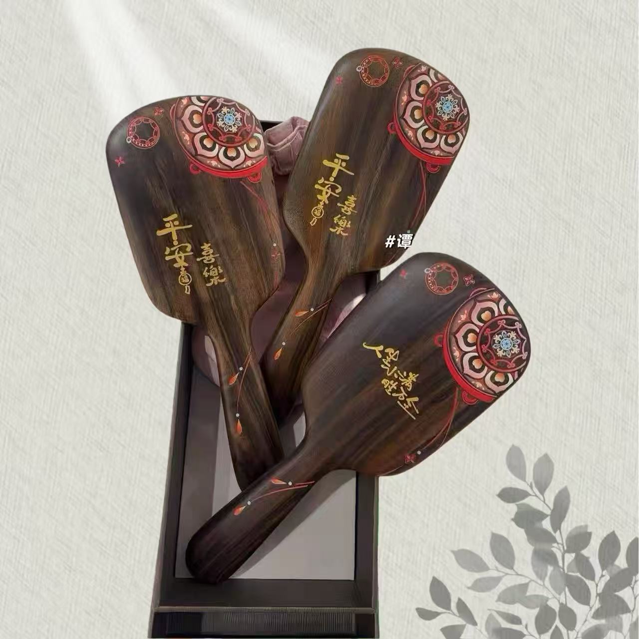 谭木匠气垫按摩梳钢针梳长乐未央