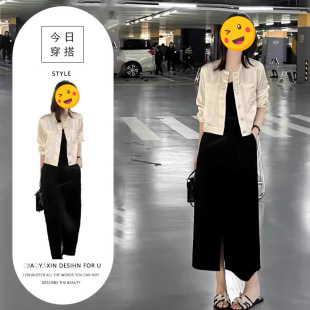 胖东来单件/春装搭配老钱风穿搭盐系轻熟风炸街减龄时尚外套半身