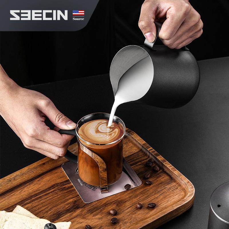 爆款咖啡拉花杯不锈钢拉花缸打奶泡壶尖嘴杯花式奶缸咖啡拉花器具,餐饮具,拉花缸/拉花杯/打奶缸,淘宝优惠券,粉丝福利购,淘宝优惠卷