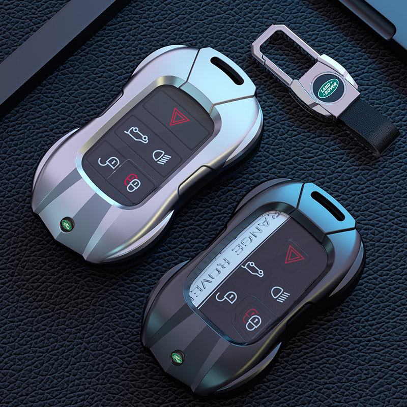 适用路虎揽胜钥匙套极光发现运动版卫士神行2包4壳5星脉新能源扣