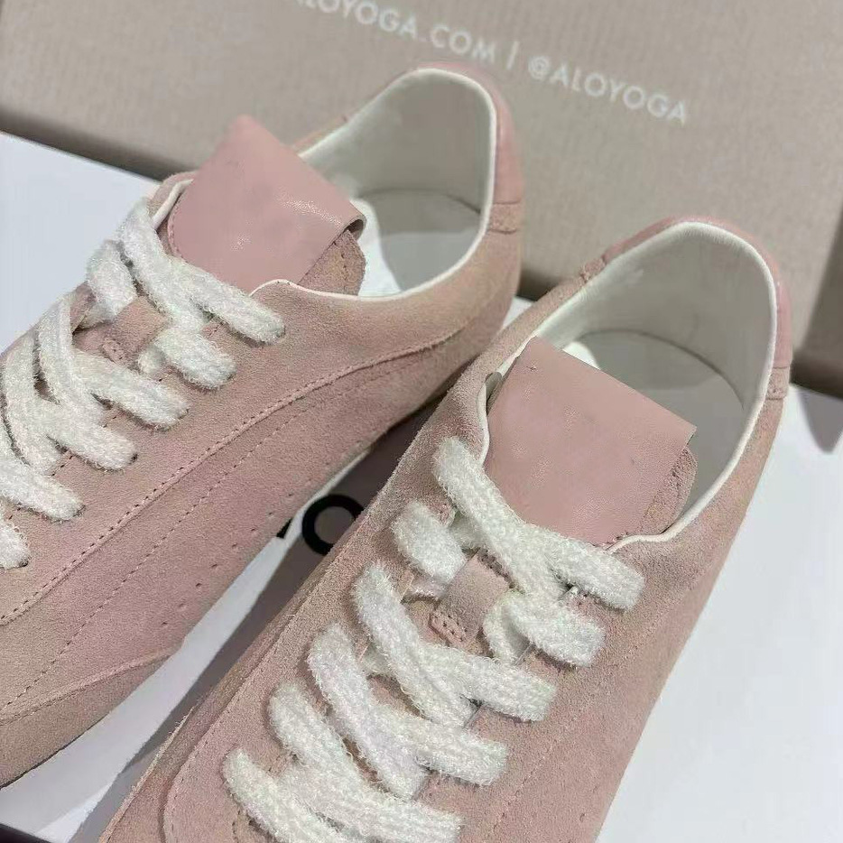 2026春夏新款复古德训鞋系带休闲运动鞋百搭平底板鞋平跟低帮软底