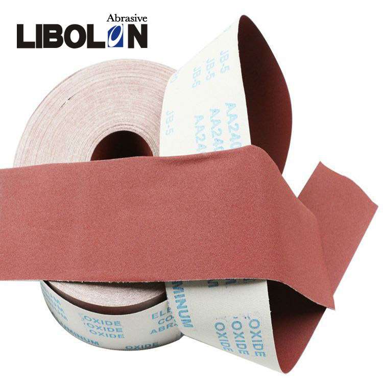 手撕砂布100/115mm*86.4m软布卷60#600#抛光打磨家具木材