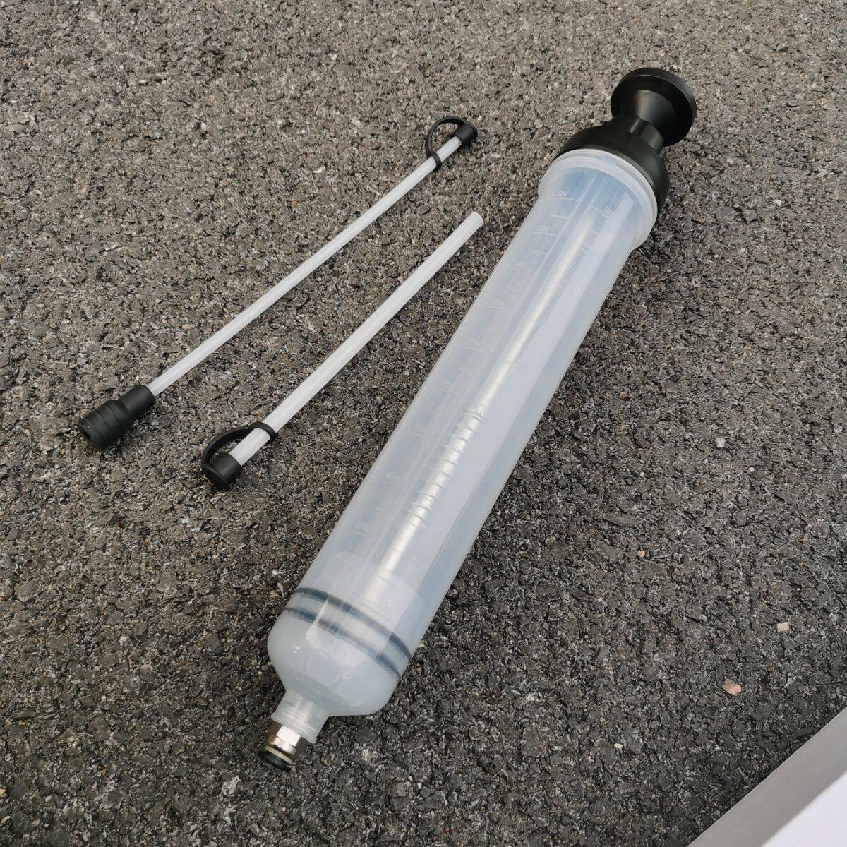 手动筒式抽油器针筒加注器机油刹车油更换专用抽水吸油工具