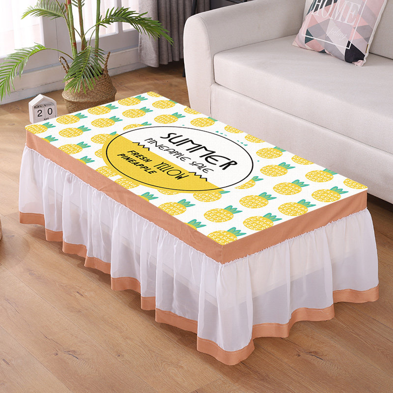 极速北欧茶几桌布蕾丝长方形客厅家用H防尘垫电视柜盖巾布艺全包,居家布艺,桌布,淘宝优惠券,粉丝福利购,淘宝优惠卷