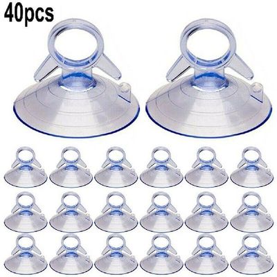 极速40pcs Suckers 45mm Car Sunshade SuctionP PVC Cups Clear