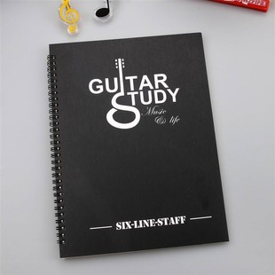 极速A4六线谱本子吉他乐s谱本尤克里里贝斯抄谱曲本音乐谱曲四线